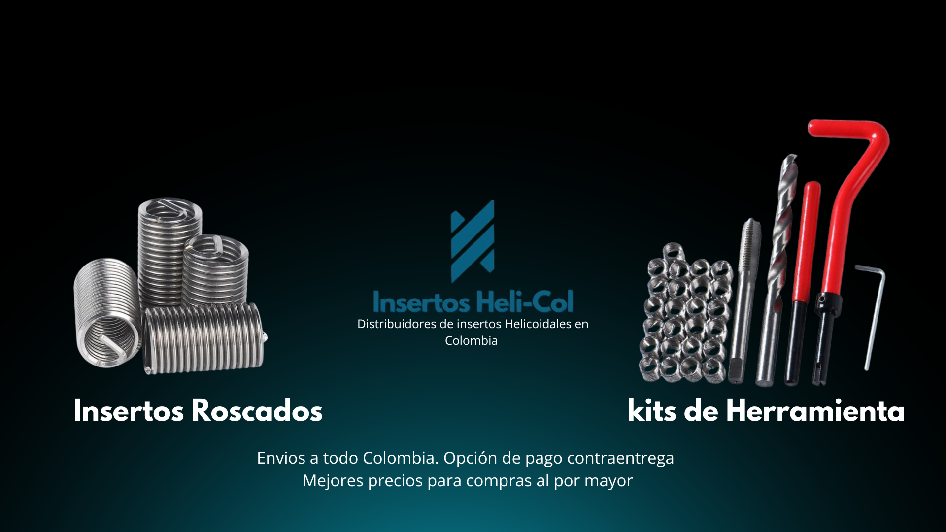 Insertos Helicoidales de Calidad en Colombia | Insertos Heli-Col
