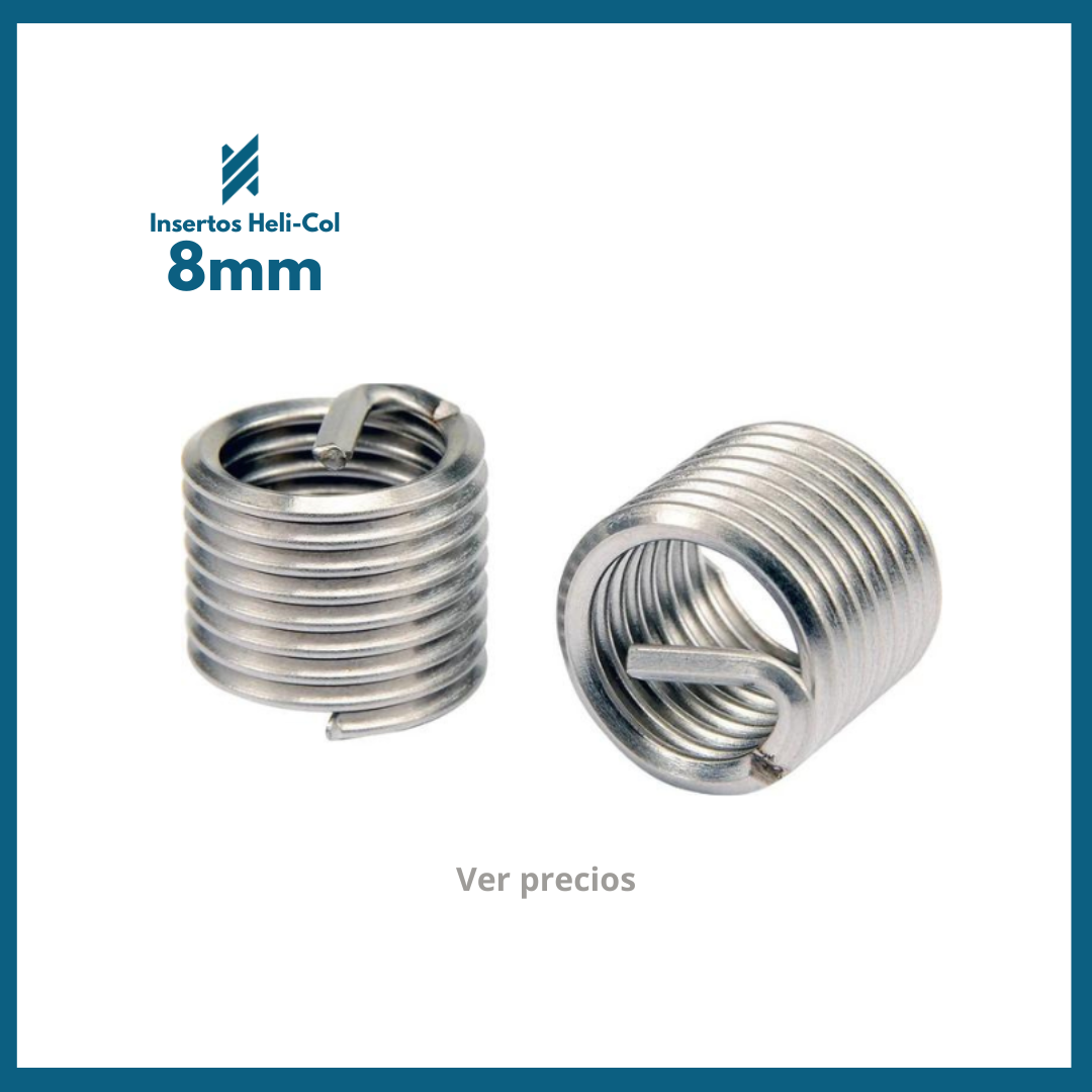 INSERTOS HELICOIDALES 8MM | $45.000