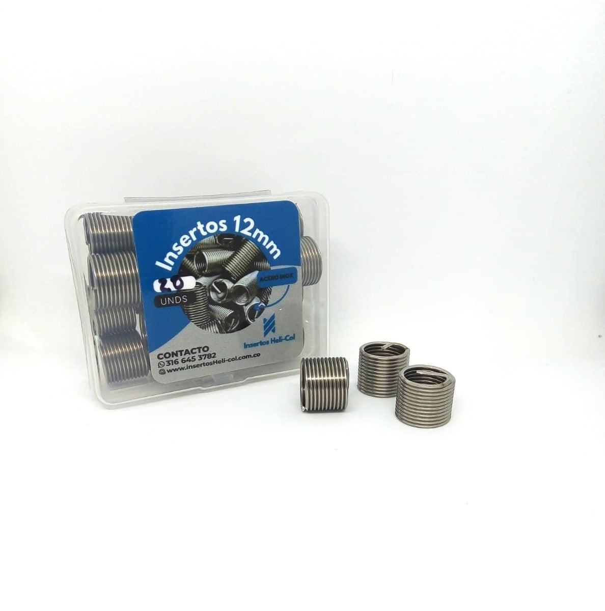 12mm - Paquete x 20 unds